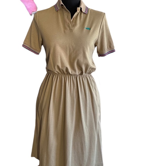 Vintage Sears Dragon decal dress. Tan size 10 - Picture 5 of 11